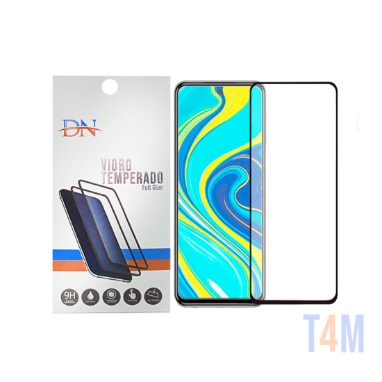 DN FULL GLUE GLASS PROTECTOR FOR XIAOMI REDMI NOTE 9S BLACK